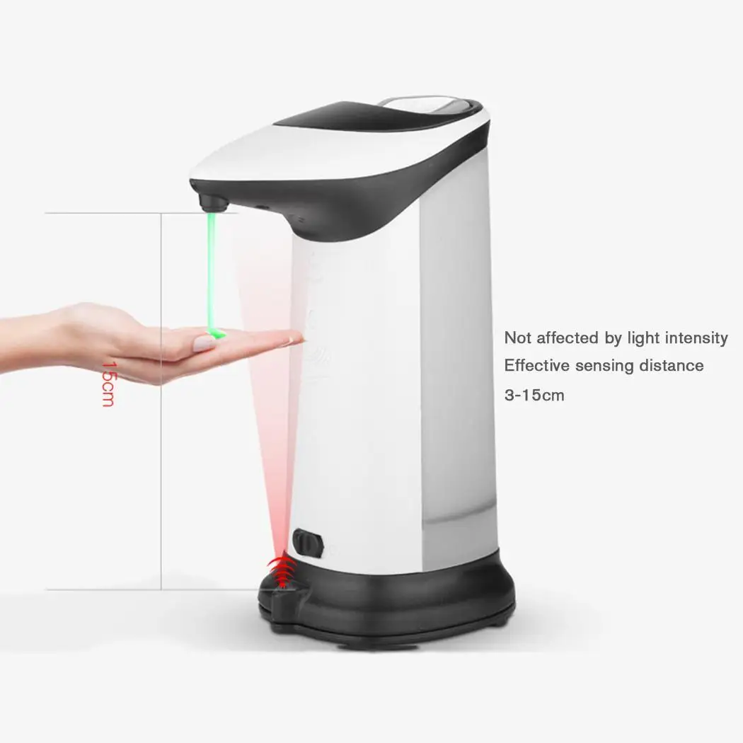 

420ml Plastic Soap Dispenser Lotion Pump Shampoo Shower Gel Dispenser Hand Sanitizer Lock Design For Bathroom Kitchen White