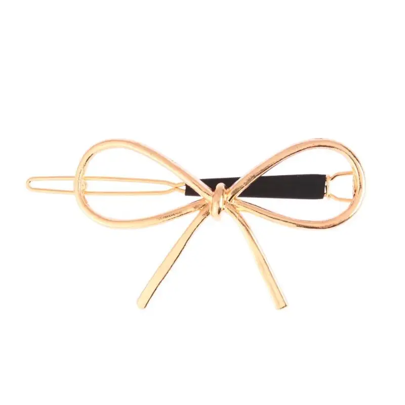 

Creative Bowknot Women Adults Hollow Hair Clips Alloy Metal Casual Hairpin Headdress Jewelry Gifts
