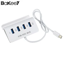 Bakeey 4 порта зарядное устройство адаптер type C USB 3,1 высокоскоростное расширение usb-хаб настольное зарядное устройство с держателем для samsung Xiaomi