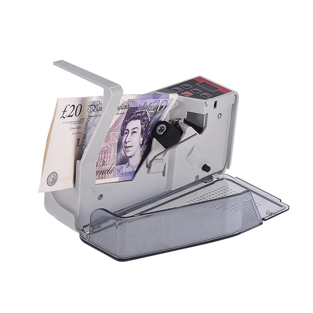 Портативный мини удобный счетчик денег по всему миру банкнот машина для счета валюты с светодиодный дисплей