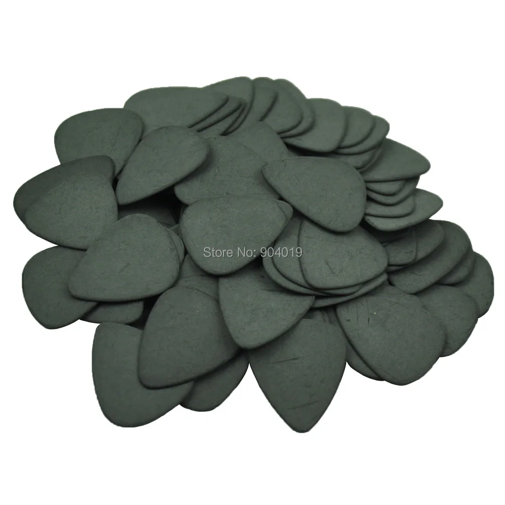 100pcs Heavy 1mm 351 Delrin Guitar Picks Plectrums Black