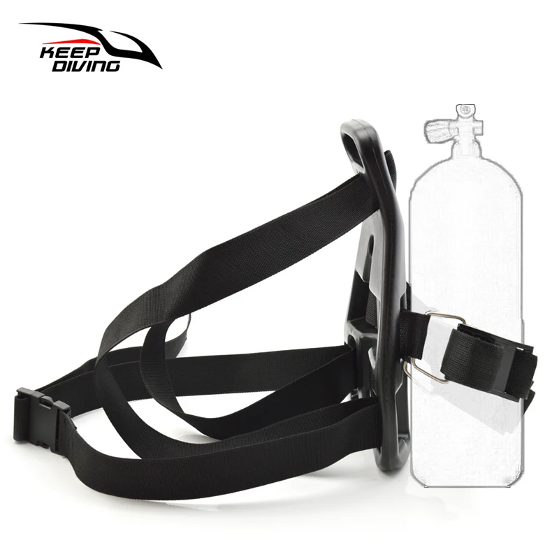 حوض للغوص بجهاز تنفس قوس الأكسجين دبابة واحدة حامل قوس الخلفي اسطوانة غاز حامل جبل الغوص زجاجة أكسجين دعم