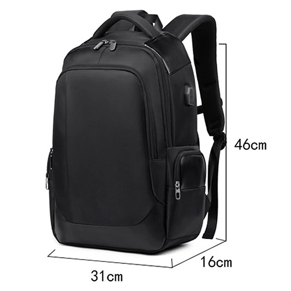 

Men Travel Backpack Large Capacity Teenager Male Mochila Back Anti-thief Bag USB Charging 17.3" Laptop Backpack Waterproof