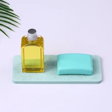 Природный диатомит мыло Бар держатель Подставка под кружку абсорбент органайзер для мыла-держатель фена для Ванная комната коврик для мыла