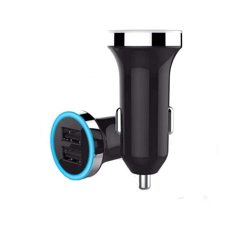 

Useful Charging Device 2*USB 12V Charger Output Car Charger Lighter Connector 2.4A max(Real) Fast Charge With LED Light