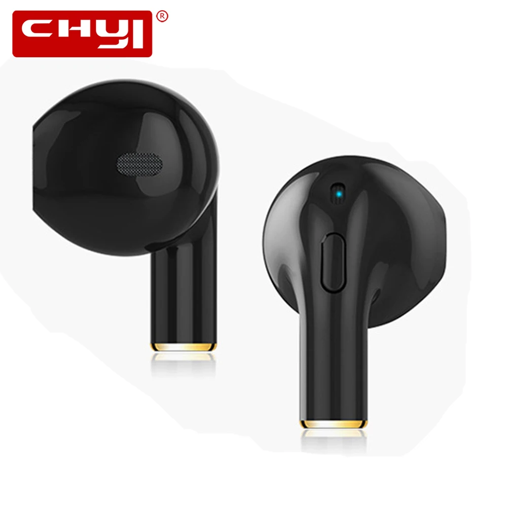 

CHYI Mono Mini Bluetooth Earphone Single Ear Ergonomic Invisible Waterproof Colorful In-ear Sport Earbud For Phone Samsung Oppo
