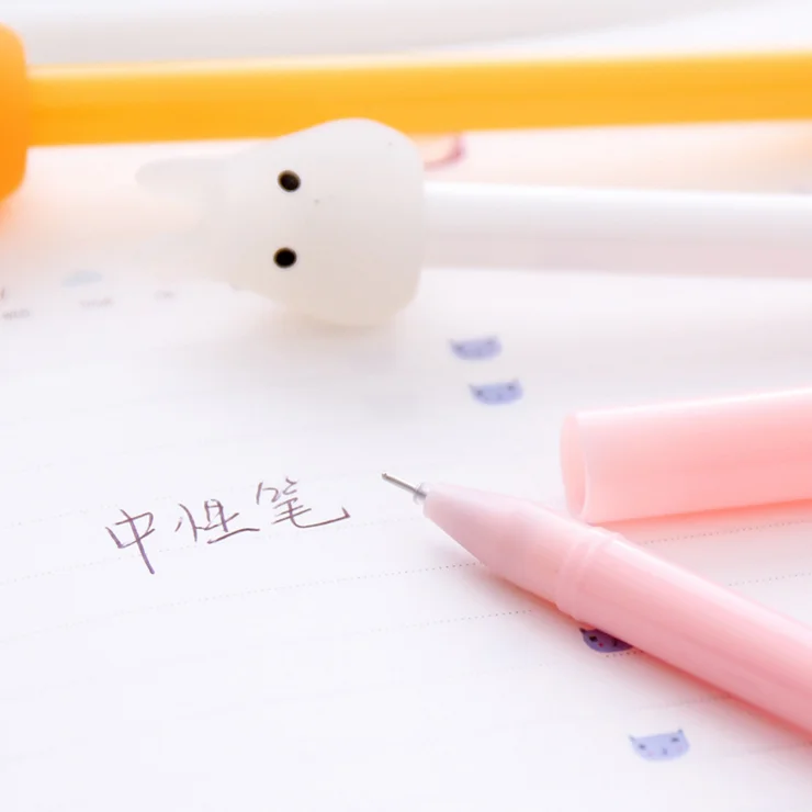 Ellen Brook, 1 шт., корейские канцелярские принадлежности, мультяшная Милая ручка, рекламная гелевая ручка, школьная мода, милые офисные принадлежности, подарок