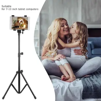 

Tablet Holder Tripod Adjustable Tripod Floor Stand Flexible Tablet Holder Bracket Music Rack Mount Support 7-13 inch Tablets Hot