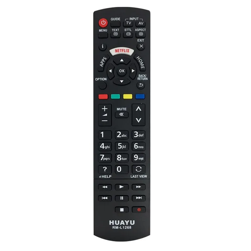 

HUAYU Rm-L1268 For Panasonic Tv With Netflix Buttons Remote Control N2Qayb001008 N2Qayb000926 N2Qayb001013