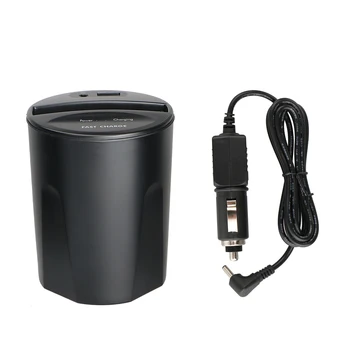 

12V Wireless 10W Qi Fast Car Charger Cup Holder Quick Charging QI standard for IPhone X 8 for Samsung S9 S9 Plus