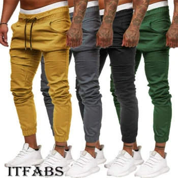 

2019 Newest Mens Sweatpants Autumn Winter Man Gyms Fitness Bodybuilding Joggers Workout Trousers Men Casual Cotton Pencil Pants