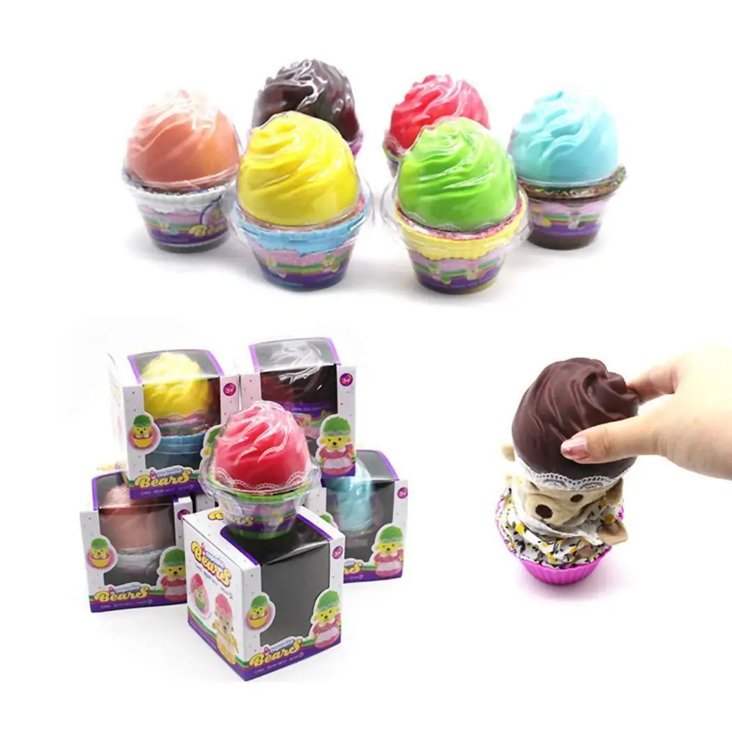 Дети девочки мини трансформирующие куклы кекс&gt 3 года BearPlush как игрушка с