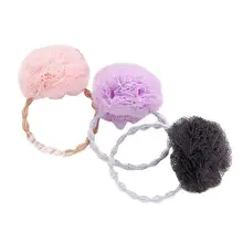 Ruimioruimio3 шт. резинки для волос, пряжа, шар, восхитительный декоративный растягивающийся держатель для волос, кольцо для волос, аксессуары для волос, веревка для волос