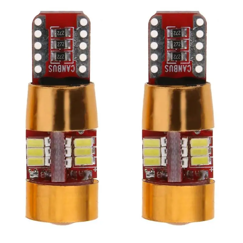 2 шт. T10 3014 27SMD белый светодиод 12В ширина автомобиля свет лампы для чтения |
