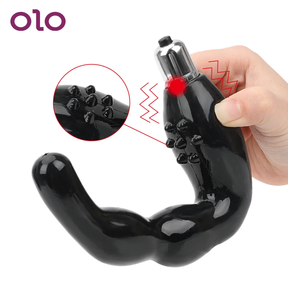 10 скоростной Анальный вибратор OLO типа C для точки G Анальная пробка фаллоимитатор