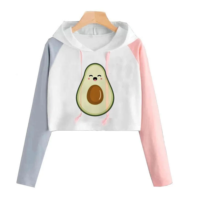 Забавная рубашка с авокадо Vegan Женская Футболка Harajuku Kawaii футболка одежда Топы