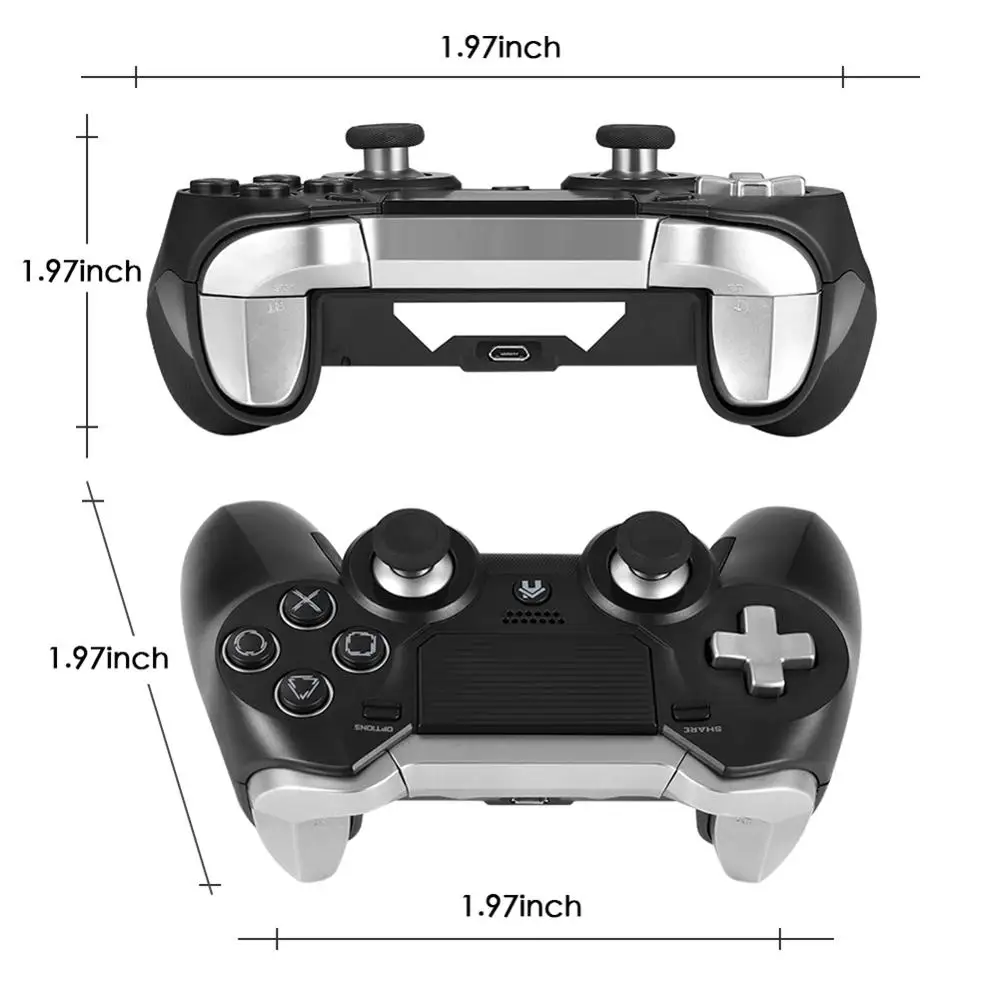 PS4 контроллер, двойная вибрация Elite PS4 2,4G беспроводной игровой контроллер Джойстик для игровой станции 4 игровая видео приставка и PS3