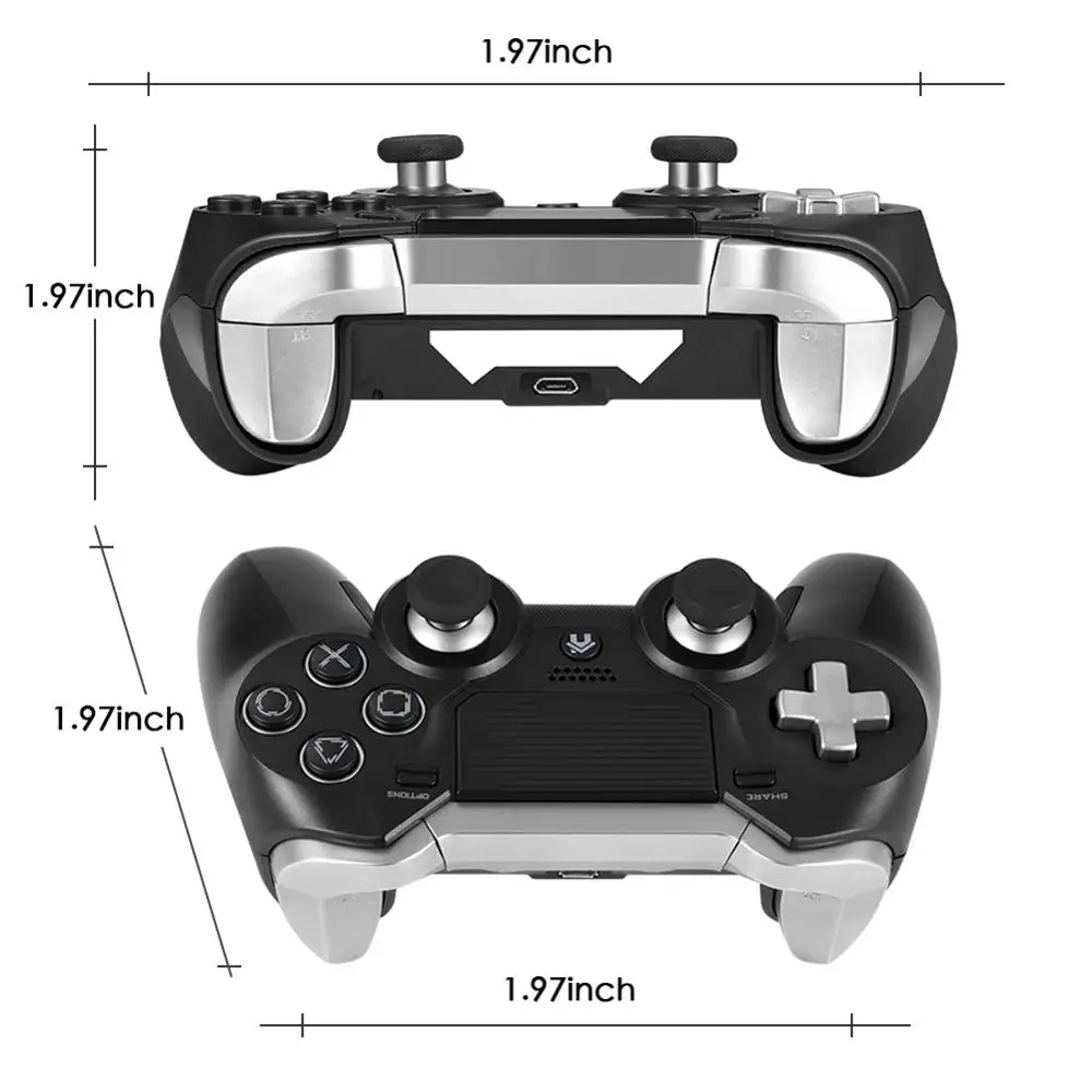 Дешево PS4 контроллер, двойная вибрация Elite PS4 2,4G беспроводной игровой контроллер Джойстик для игровой станции 4 игровая видео приставка и PS3