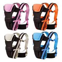 Baby Sling Breathable Front Facing Baby Carrier 4 in 1 Infant Comfortable Sling Backpack Pouch Wrap Baby Kangaroo Wrap Hipseat