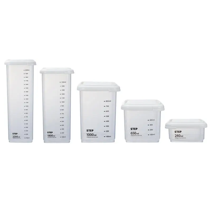 

Vacuum Food Plastic Coffee Sealed Cans Set With Scale Bar Kitchen Supplies Storage Box Innovative Grain Storage Box