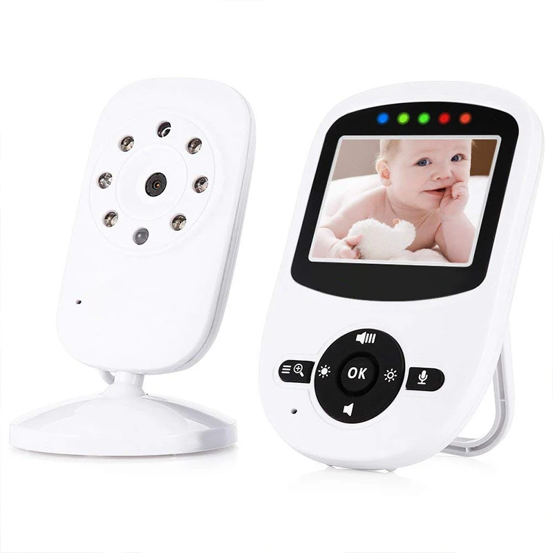 

Video Baby Monitor, 2.4 Inch HD Digital Baby Monitor Wireless Surveillance Camera, Night Vision, Two Way Audio (EU Plug)