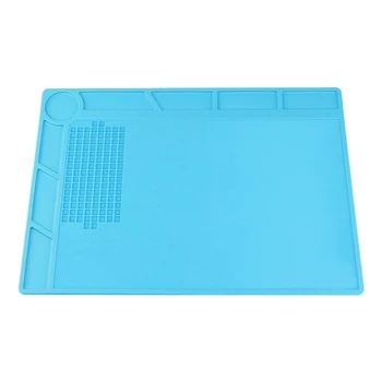 

FUNN-High Temperature Insulation Pad Soldering Station Welding Pad Silicone Table Mat Repair Table Mat With Scale And Screw Po