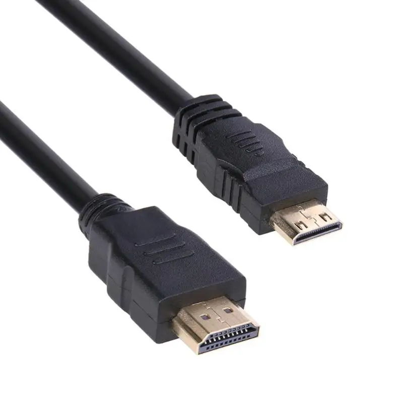 

Gold Plated HDMI to Mini HDMI Plug Male to Male HDMI 1.4 Version 1080P Adapter Wire Cable for HD Devices HD Cameras
