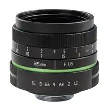 Беззеркальных 35 мм F1.6 C-Крепление объектива для APS-C Камера M4/3 FX EOSM N1 P/Q J1 V2 J3 V3 E-P1 E-PL1 G1 GF1 GH1 NEX-3 NEX-5 NEX-7 M3