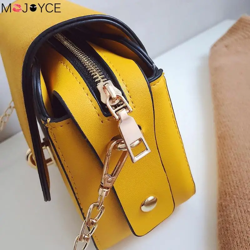 Сумка через плечо с цепочкой винтажная женская сумка матовая кожаная bolsa