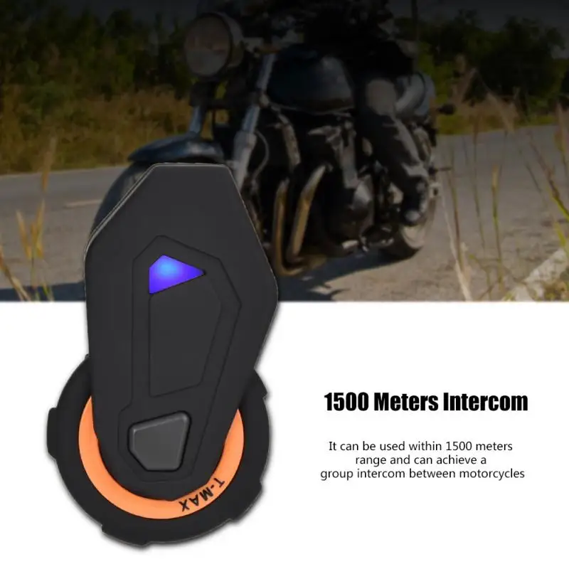 

1500 Meters Motorcycle Helmet Bluetooth Intercom Headset Wireless Intercom Clear Voice Quality