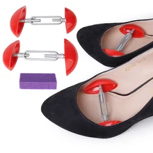 Регулируемые 2 шт. подставки для обуви расширители+ пемза камень Уход за ногами скраб мозолей для удаления мозолей для мужчин женская обувь