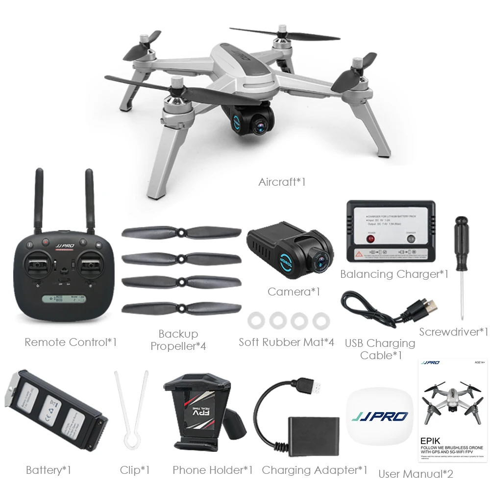 JJRC JJPRO X5 5G Wi Fi FPV Профессиональный радиоуправляемый Дрон бесщеточный gps