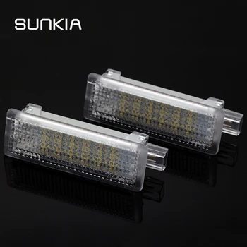 

SUNKIA 2Pcs/set LED Courtesy lamp for BMW E65/E66/E67/E68 Glove Box Light Vanity Mirror Lamp Z4/E85/E86 E90/E91/E92/E93/ F20