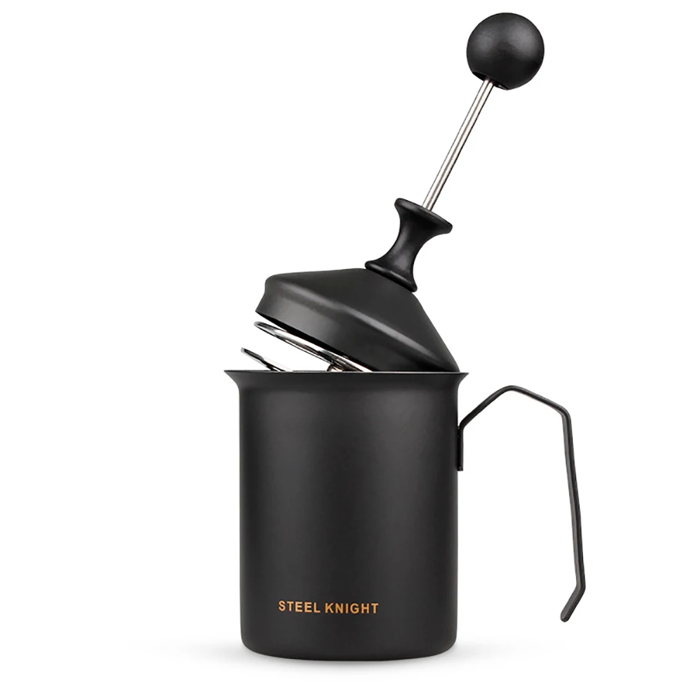 

Manual Control Stainless Steel Milk Bubble Device Double-Layer Manual Control Milk Shaker Wear-Resistant Milk Frothers