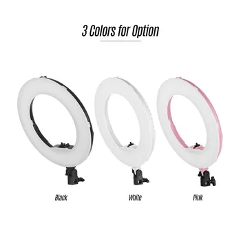 

LED Ring Light 192 Pieces LEDs US PLUGAnchor Live Light 3200K to 5500K 38W Power Ring Video Lamp for Makeup Camera