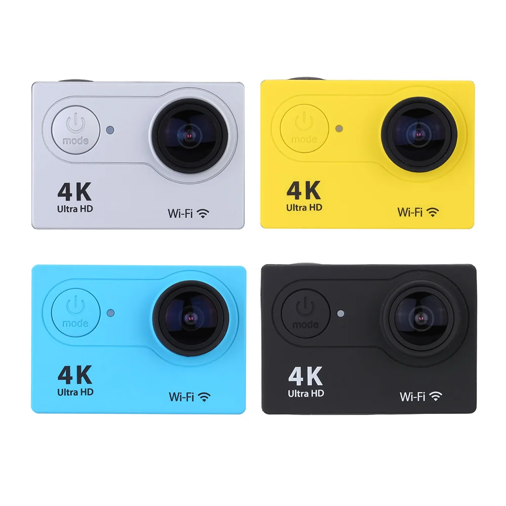 2," lcd 4K Экшн-камера 5fps 1080P 60fps Full HD Wifi APP 30M Водонепроницаемая 12MP 12 мегапиксельная Спортивная Экшн-камера для Micro SD