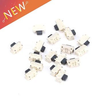 

20Pcs/Lot Micro Switch 2x4x3.5MM Bracket Tact Switch 2*4*3.5mm keys Side buttons Switch SMD MP3/MP4