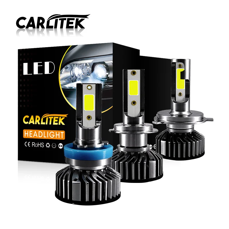 Автомобильная фара CARLitek светодиодная лампа H 7 H4 11 9005 9006 HB3 HB4 6000K 10000LM Мини Передняя