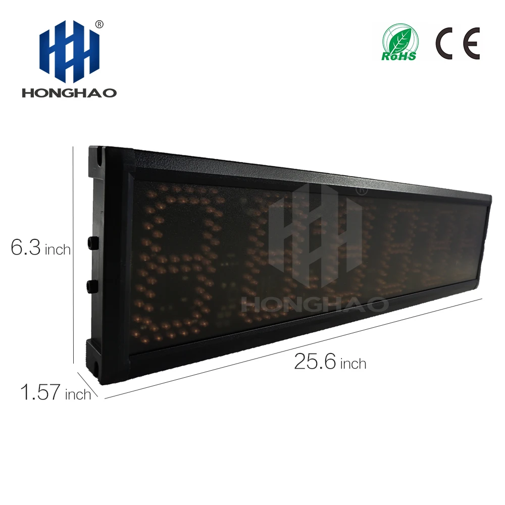 5 дюймов 6 цифр полуоткрытый большой цифровой Красный светодиодный часы Счетный Honghao
