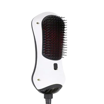 

Infrared Hair Comb Portable Hot Air Comb Combo Straight Two Straight Hair Comb Hot Air Comb for All Hair Types Hot One Step