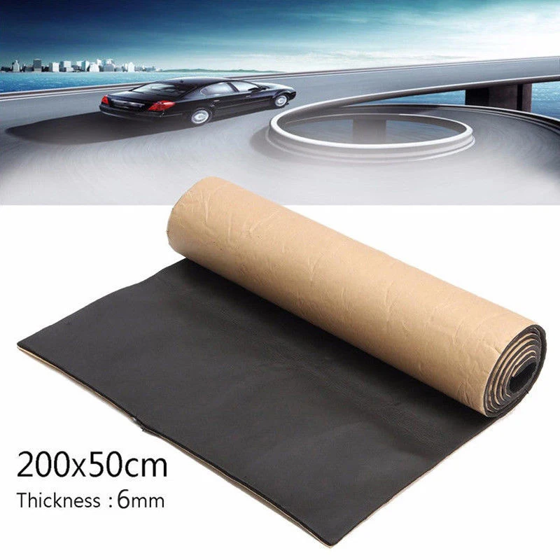 

Vehicle Soundproof Cotton Adhesive Foam Car Sound Insulation 200*50cm Durable