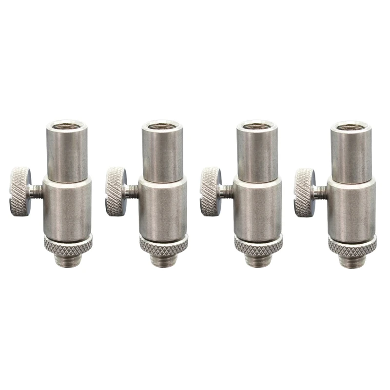 

Hirisi 4Pcs Fishing Connector Stainless Steel Quick Release Connector Carp Fishing Accessories