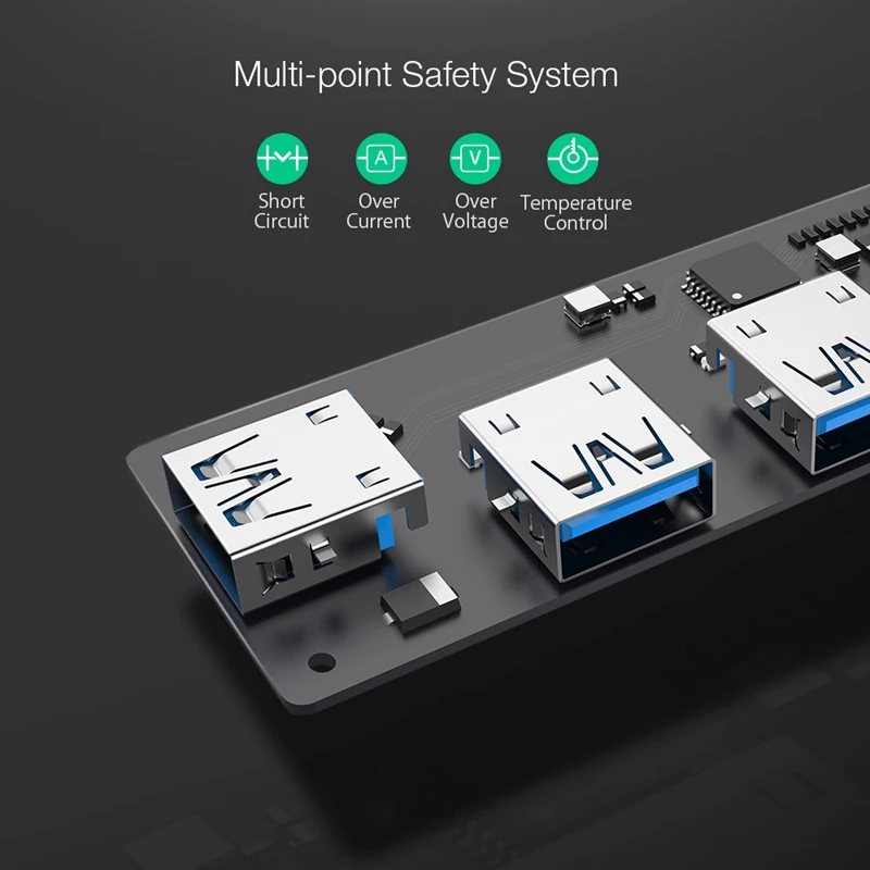 Дешево BlitzWolf BW TH4 5 в 1 Тип C до 3 Порты и разъёмы font b USB b font 3,0 SD Card Reader данных Hub 5 Гбит font b USB b font 3,0 font b USB b font концентраторы TF SD считыватель карт OTG