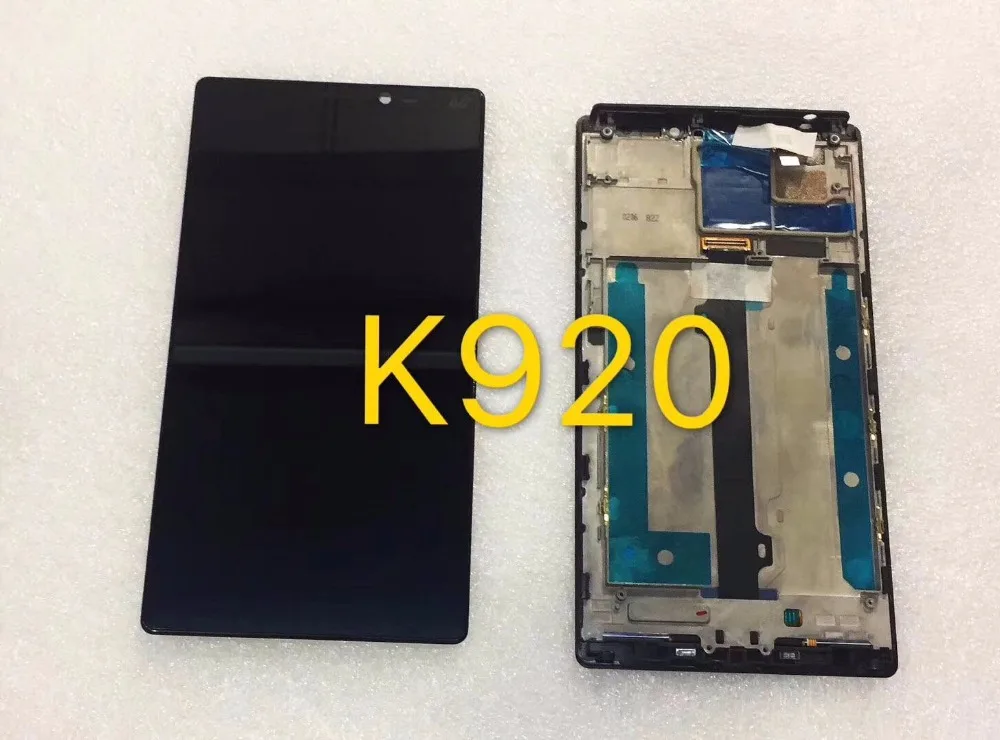 

For Lenovo Vibe Z2 Pro K920 LCD Display Touch Panel Screen Digitizer Assembly With Frame Free Tools