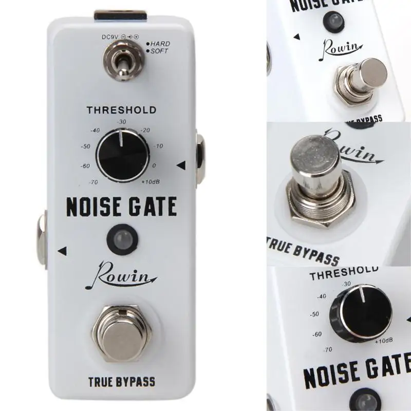 1/" Monaural Jack DC 9 V 26mA жесткий/мягкий 2 режима работы шумоподавитель гитара noise Gate Suppressor EffectPedal 95(D)* 45(W)* 48(H) мм