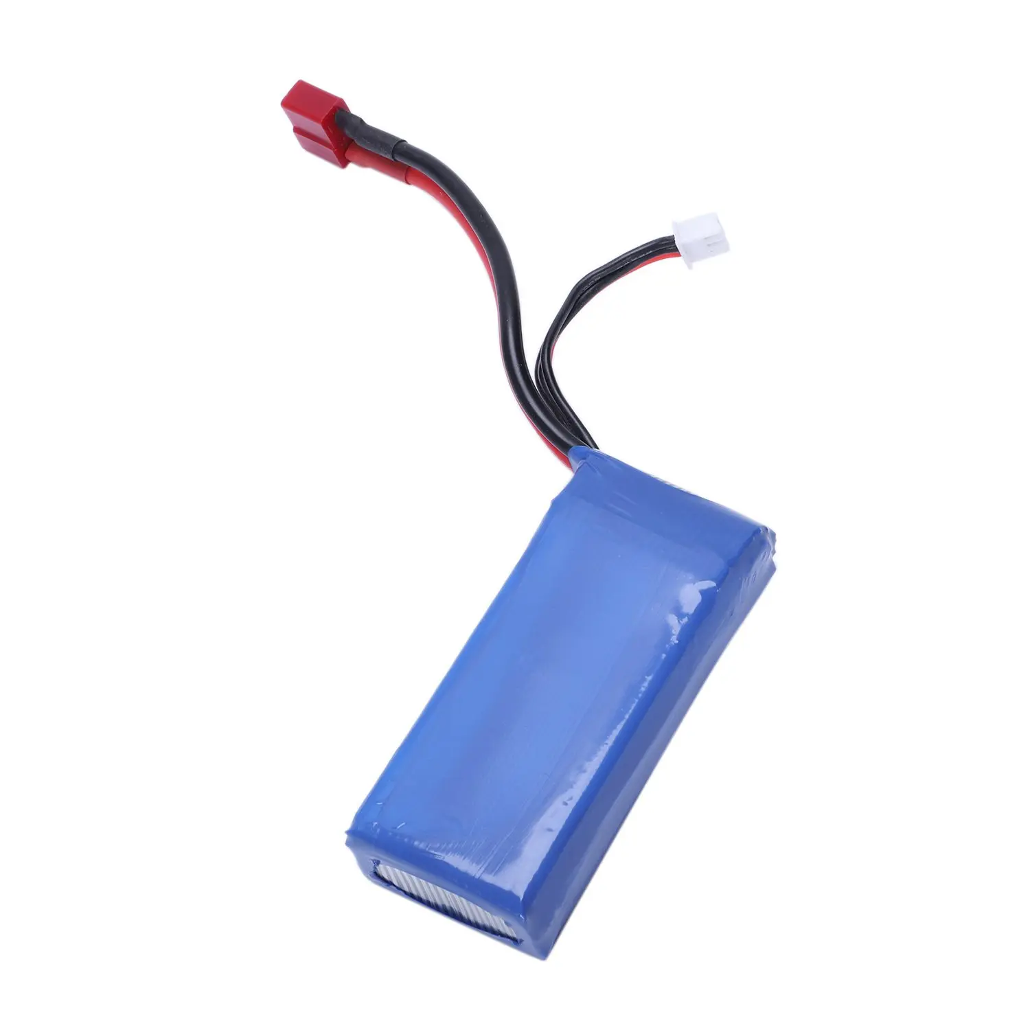 2 шт. 7,4 В 2700 мАч 20C 2 S Lipo батарея с Т-штекером для Wltoys 10428-A 10428-B 10428-B2 10428 1/10 Rc Гусеничный автомобиль Feilun