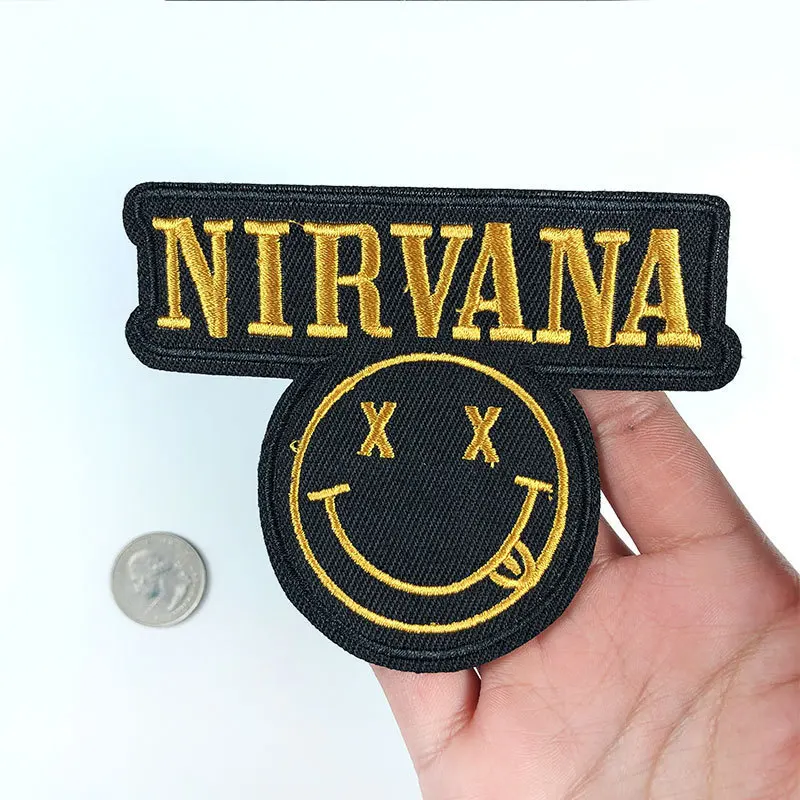 DIY NIRVANA значок с надписью металлический украшение для джинсов шляп|Заплатки| |