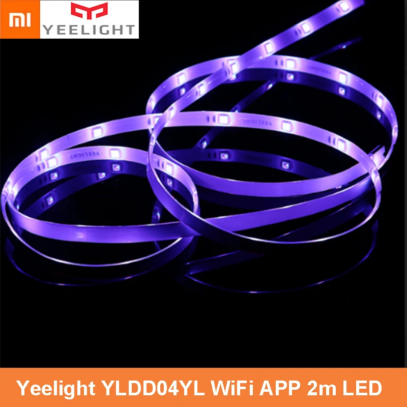 

Xiaomi Yeelight YLDD04YL Wireless WiFi APP 2m LED Strip Light For Decoration 220V Smart LED EU Plug