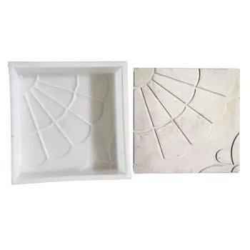 

Sector Shape Garden Path Concrete Decoration Plastic Brick Gypsum Cement Maker Mold for DIY Handmade Ashtray Brick Clay Craft