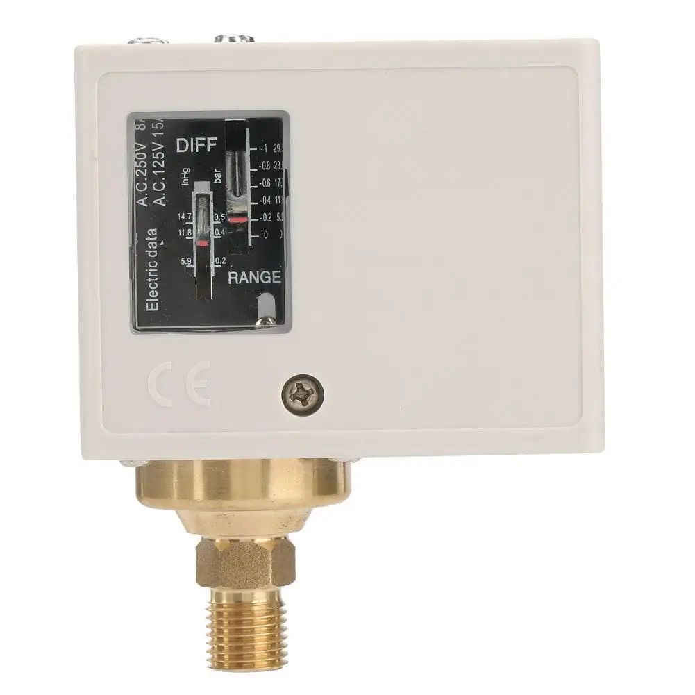 

Electronic G1/4" Pressure Control Switch Air Water Pump Compressor Pressure Controller for Refrigeration Equipment